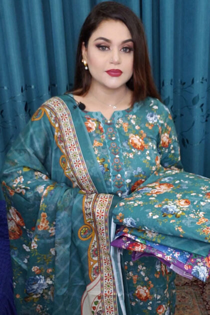 premium Fine Cotton Three Piece