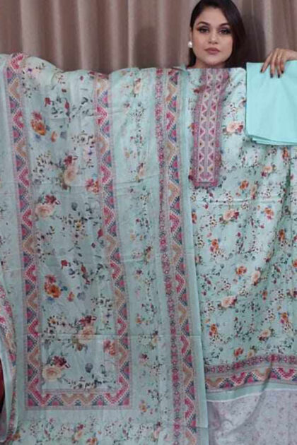Premium Cotton Three Piece