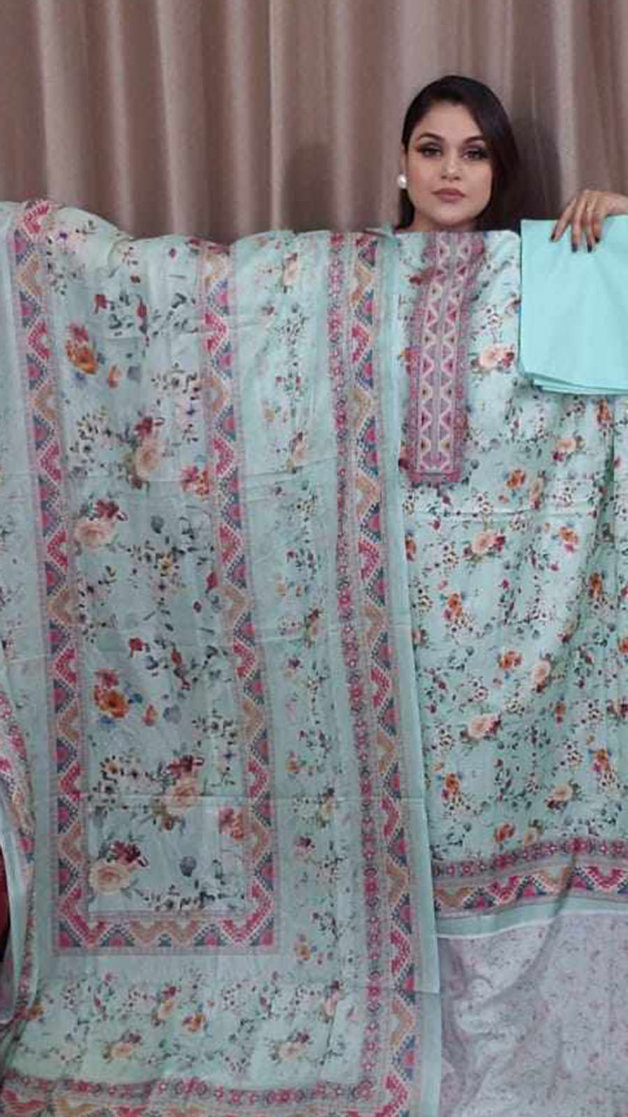 Premium Cotton Three Piece